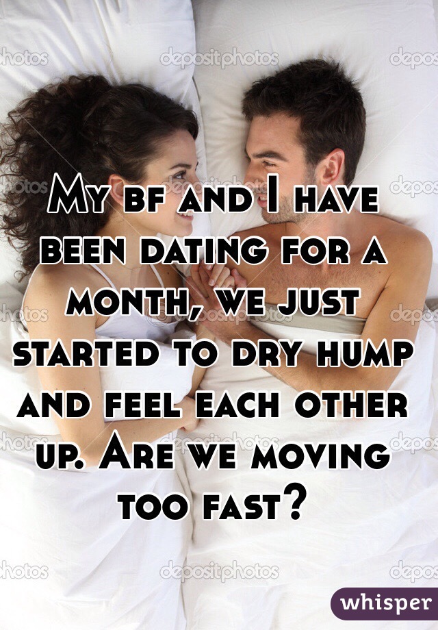 dating moving too fast